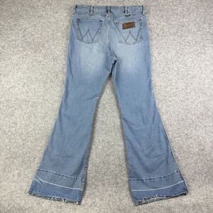 Wrangler Retro Flare Jeans Womens 32 Long High Rise Western Boho Stretch Denim